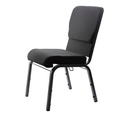 Black cheap church chairs